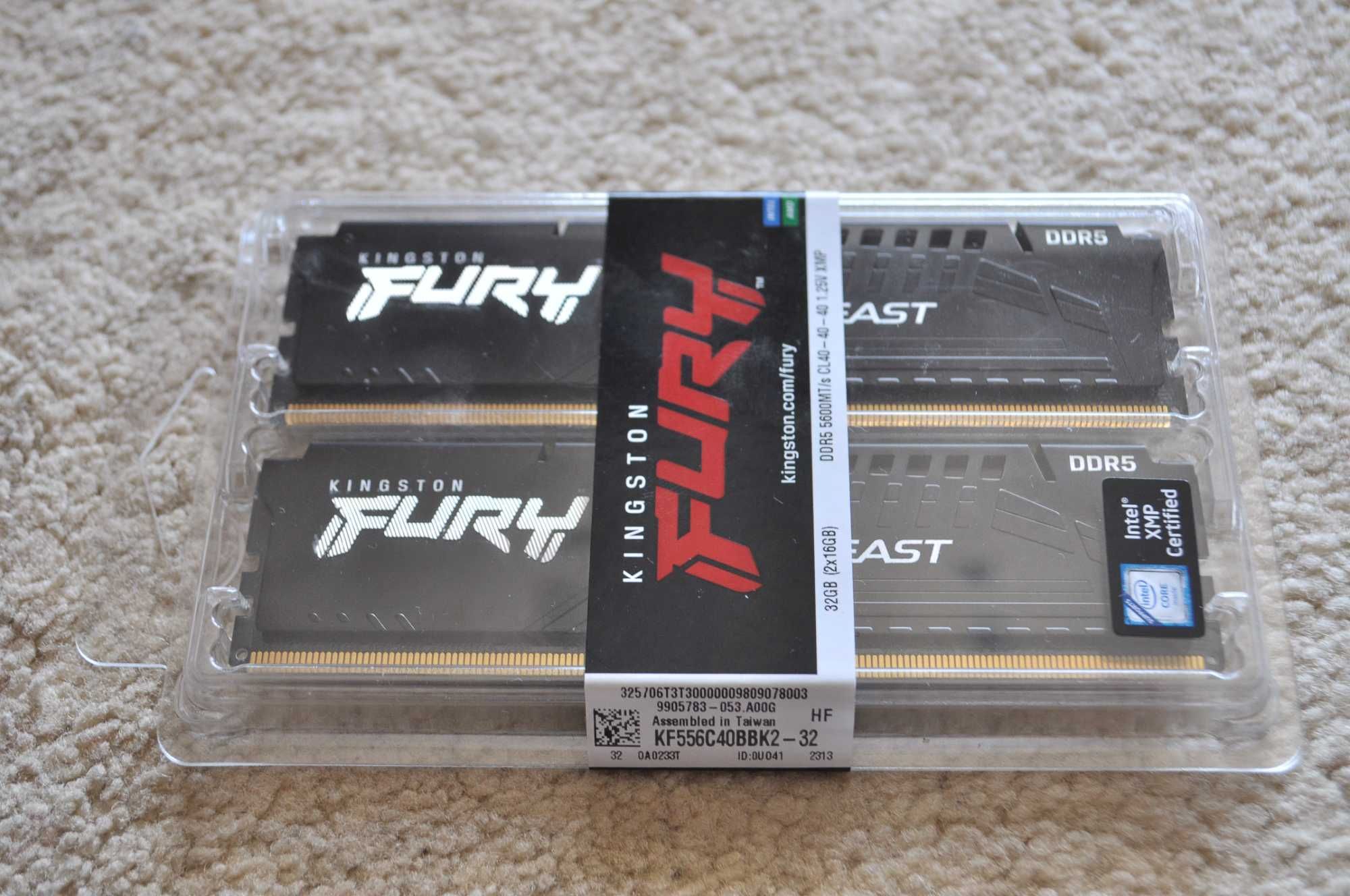 Kingston Fury  32GB (2x16GB) 5600MHz CL40 DDR5 Beast