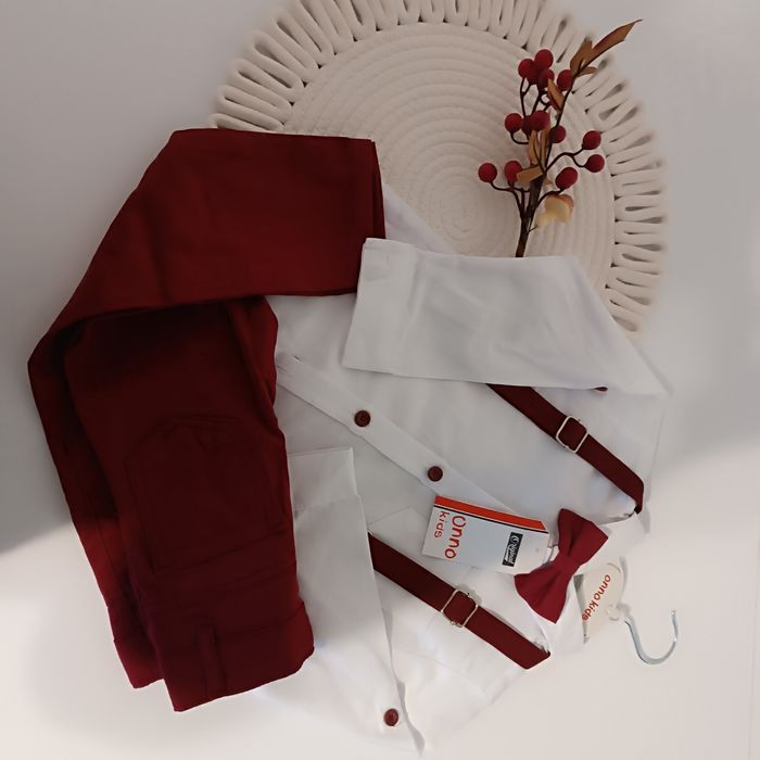 Nowy elegancki komplet zestaw dla chłopca 116 na święta wigilię