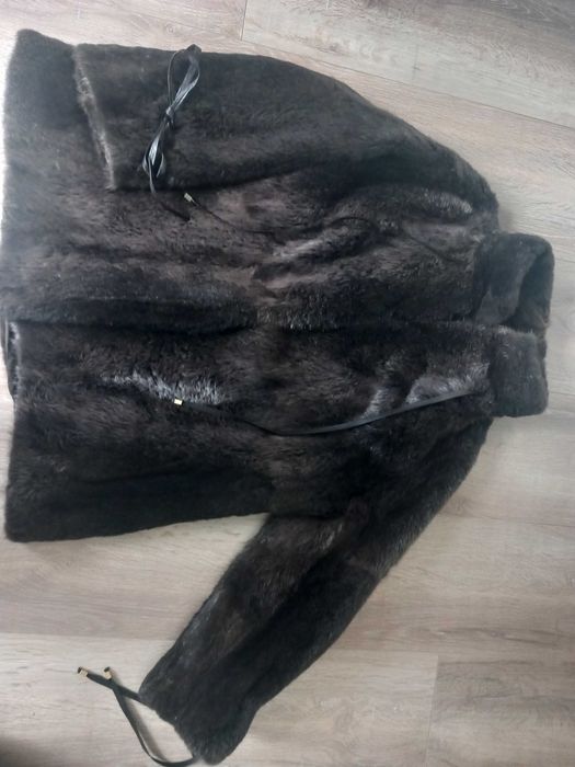 Czekoladowe futro roz 36 38