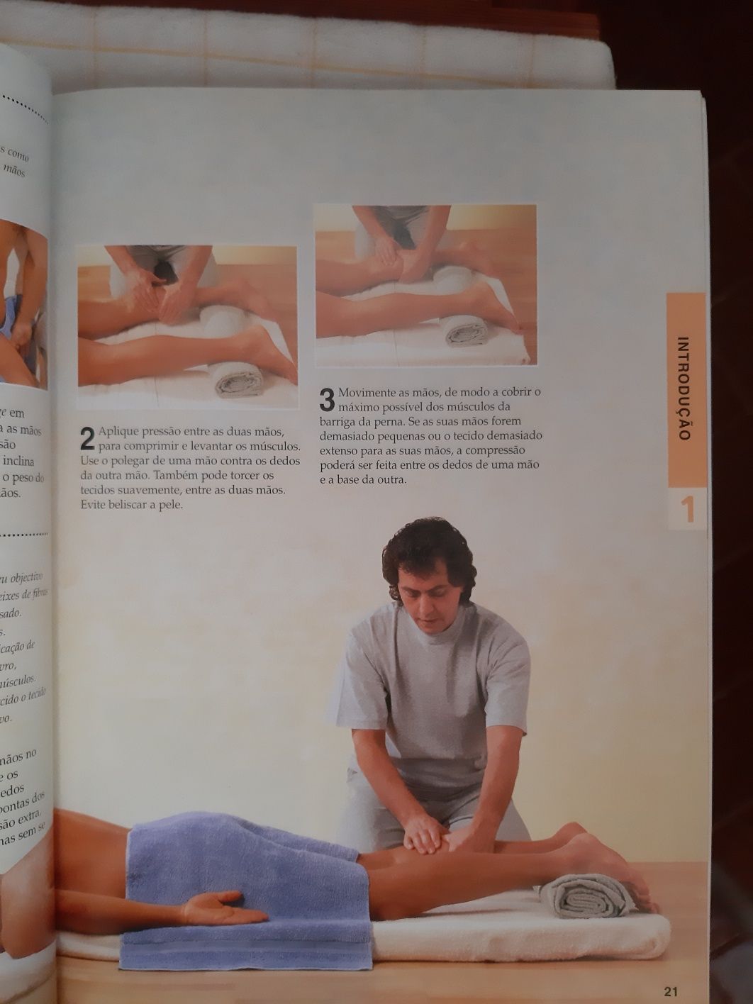 Livro massagem curso fácil * portes grátis