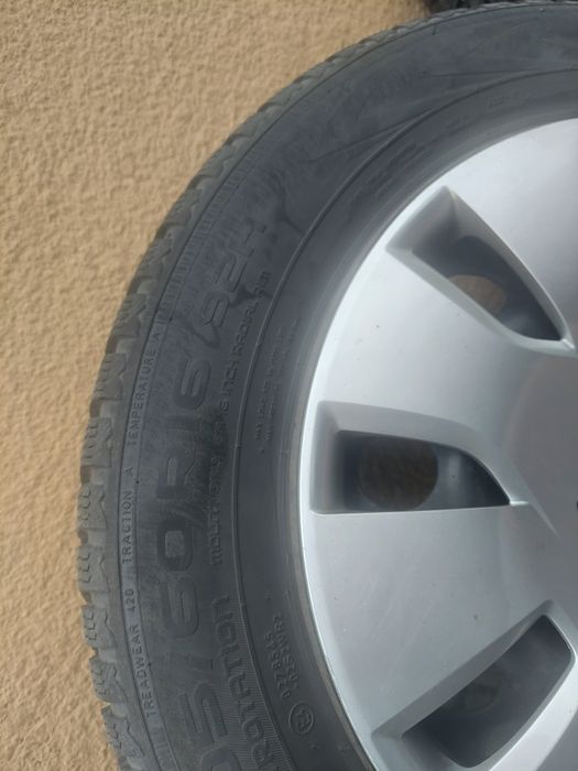 Koła zimowe vw, audi 5×112 /66.6 opony 205/60r16
