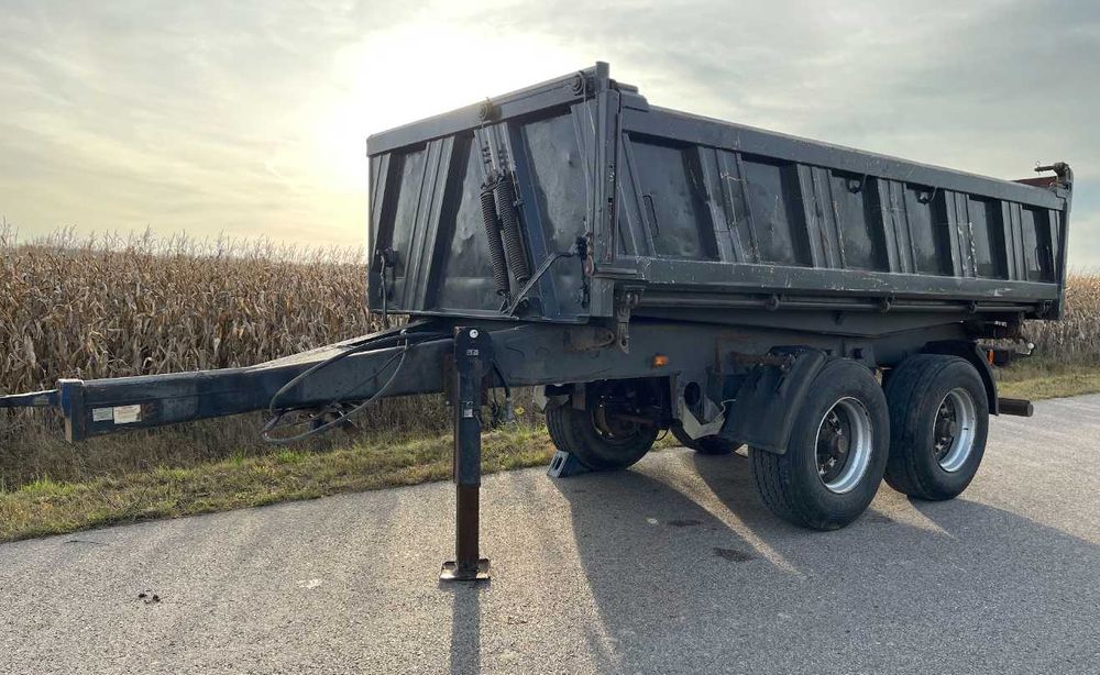 Przyczepa wywrotka tandem 18T MEILLER MZDA 18/2, 3 stronny kiper