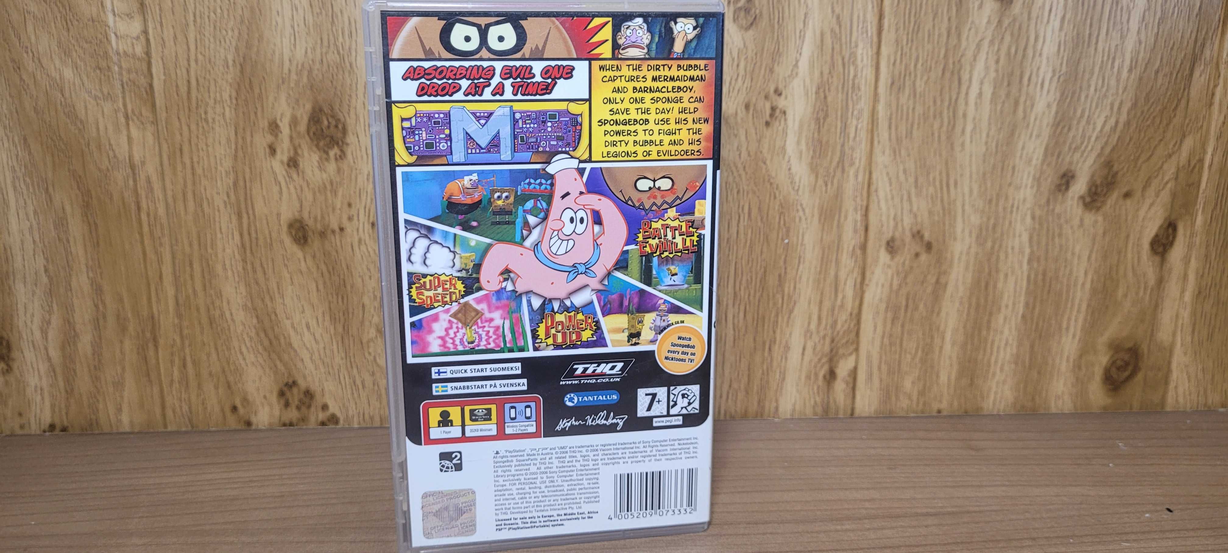 Spongebob Squarepants - Yellow Avenger PSP po Angielsku