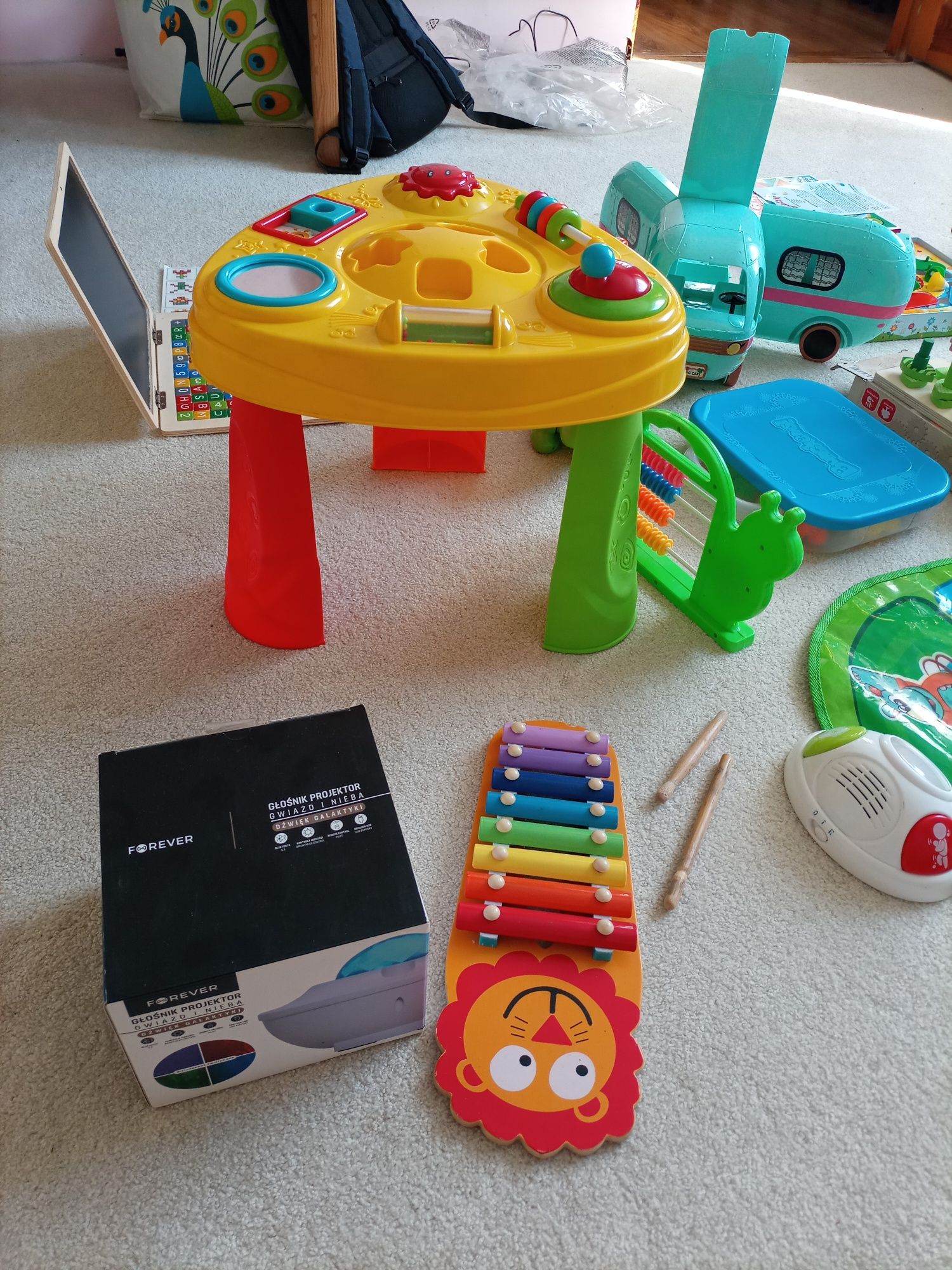 Cymbałki stolik gry puzzle tablicz tor pojazdy zoo skoczki klasy rzepy