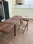 Mesa exterior + 6 cadeiras