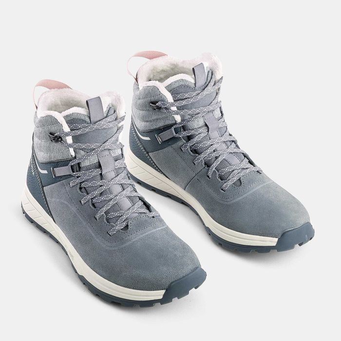 зимові черевики р 37 шкіряні водонепроникні туристичні Quechua SH500