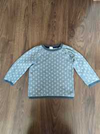 Sweter 92 H&M  szary w kotwice