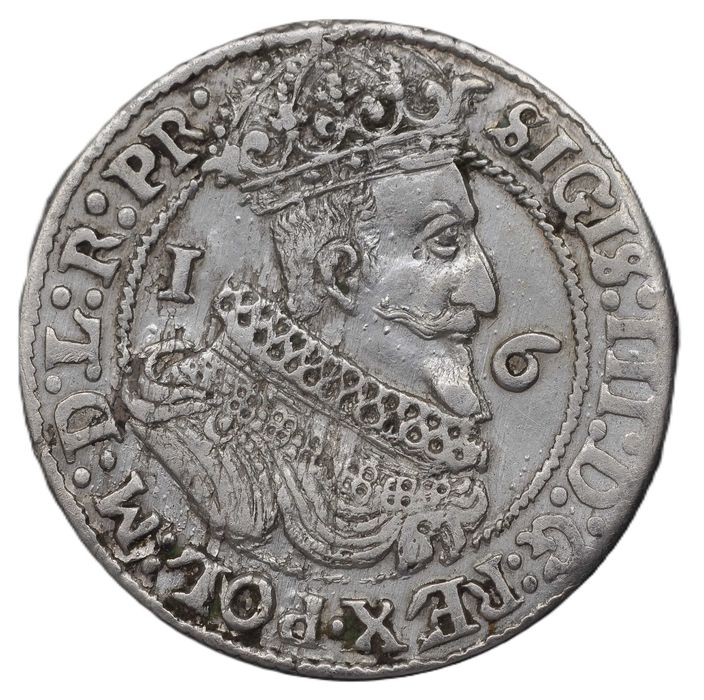 1625 Zygmunt III Waza Ort 1625 PR Gdańsk