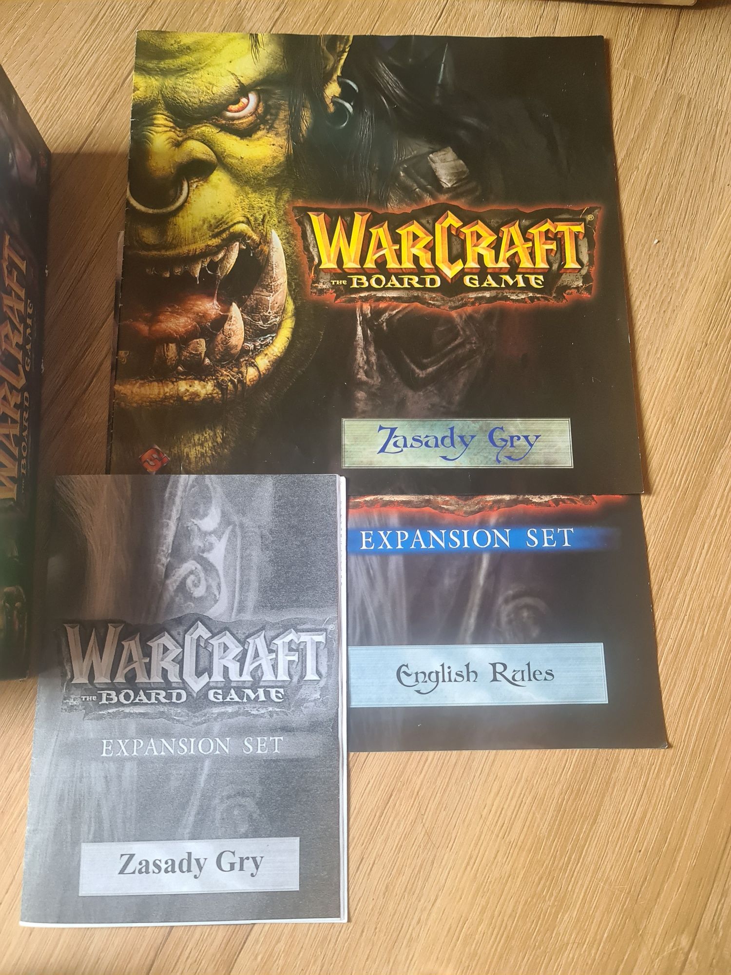 Warcraft gra planszowa z dodatkiem i insertem