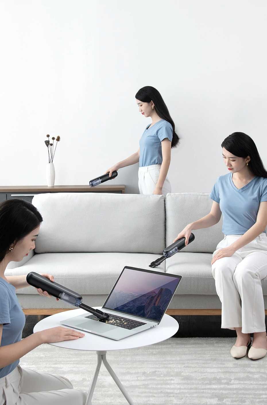 Акумуляторний Автомобільний пилосос Baseus A1 Car Vacuum Cleaner Black