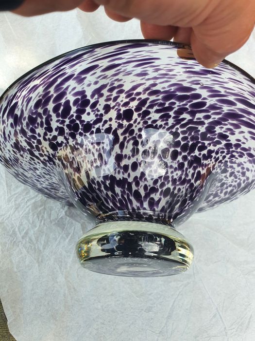 Patera, szkło szwedzkie.