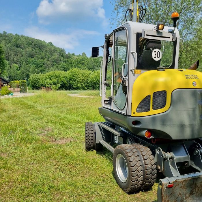 Wacker Neuson 6503-2 wersja7 Koparka kołowa 6,5t Nowe opony tylko 640h jak z Salonu 2015r import Norwegi!  640mtg Serwisy DEKRA TUV Zero luzów wycieków Jedyna taka okazja tanio