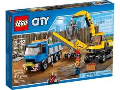 60075 - LEGO City Construction Excavator and Truck - SELADO