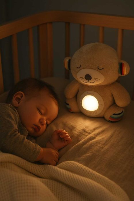 Нічник проєктор іграшка імітує ДИХАННЯ, СЕРЦЕБИТТЯ, мелодії, природа