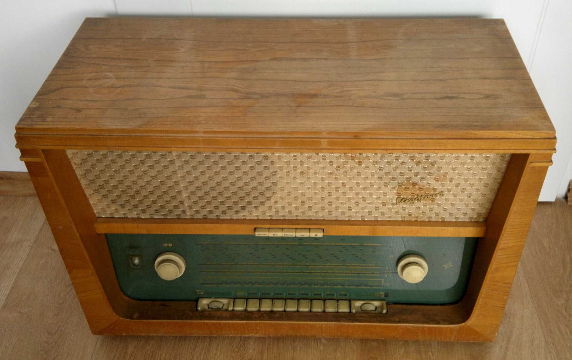 Zabytkowe, lampowe radio RTF Stern-Radio Rochlitz Stradivari 2