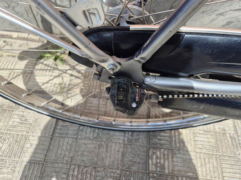 Велосипед дамка алюмінієвий бу з планетарною втулкою Union 28 Nexus 3