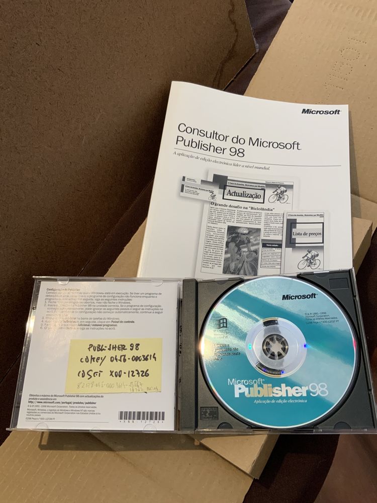 Software Vintage Microsoft Publisher 98 (1998)