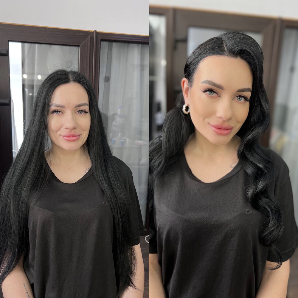 Прическа макияж