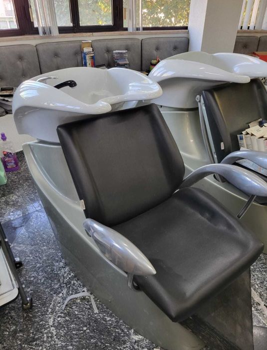 rampa de lavagem de cabelo como nova!