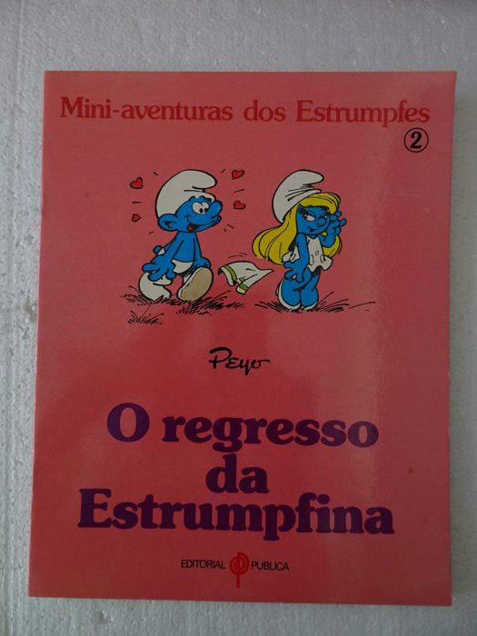 Livro Mini-aventuras dos Estrumpfes O regresso Estrumpfina estrunfes