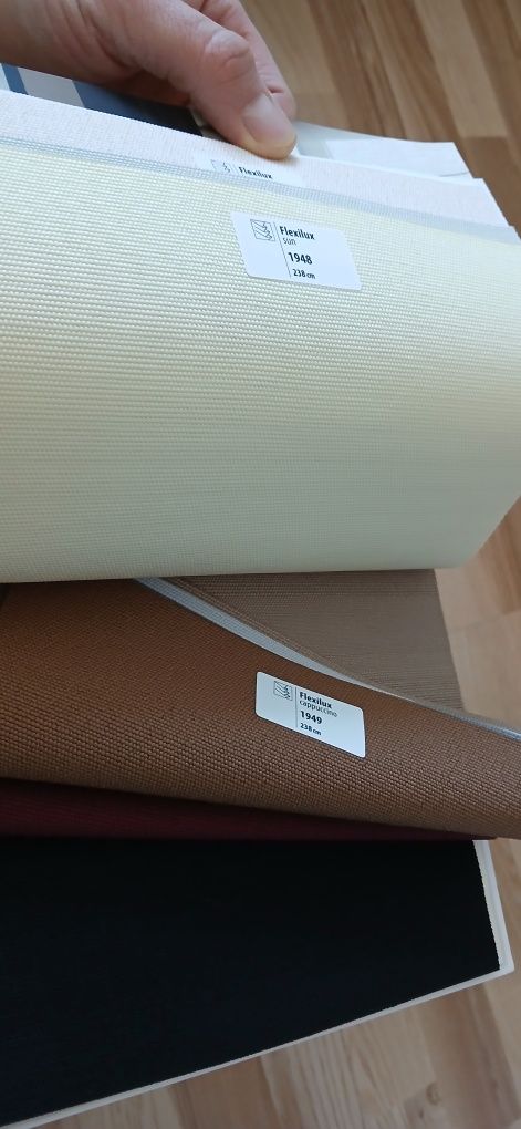 Dormax próbnik tkanin rolety rzymskie softlux i flexilux
