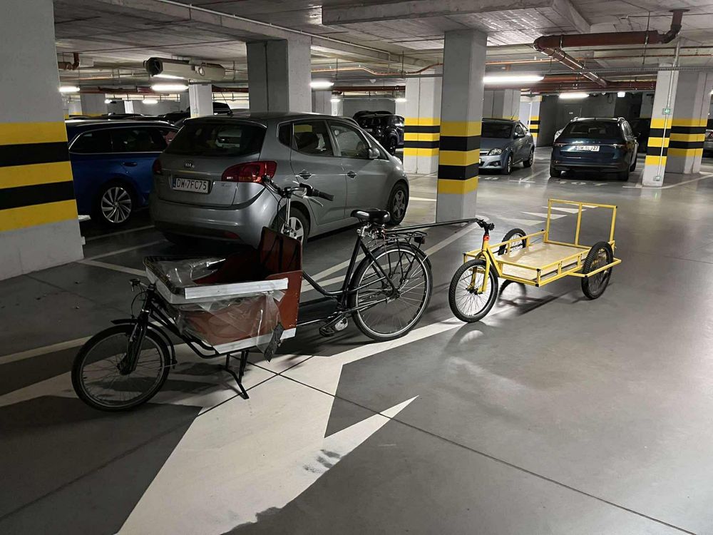 Przyczepa rowerowa cargo jak carla cargo towarowa