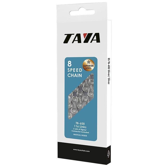 Łańcuch 116 Taya Tb600+ 2Złączki 7/8 Speed
