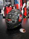 Kask motocyklowy LS2 FF805 THUNDER C GP FIM MATT CARBON 'M