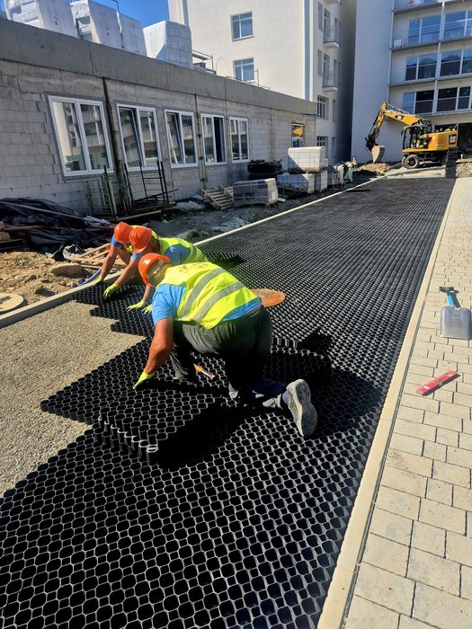 Układanie KOSTKI granitowej i betonowej #BrukFamily