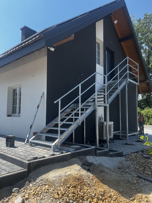 Schody metalowe zewnętrzne  stalowe techniczne  MIECHÓW