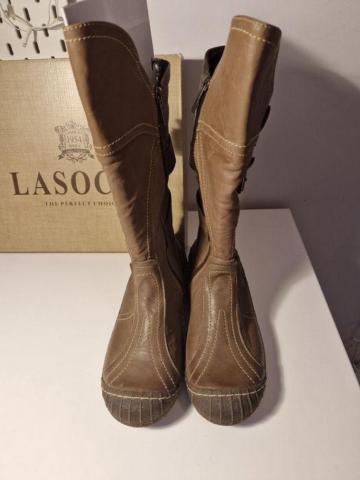 Lasocki kozaki damskie 38 młodzieżowe