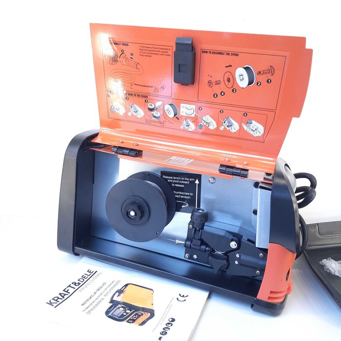 Migomat Spawarka Mig 250A - MMA / FLUX / FCAW - 3w1 z DRUTEM KD1875