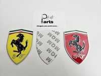 Emblema Ferrari 74mmx53mm Vermelho ou Amarelo