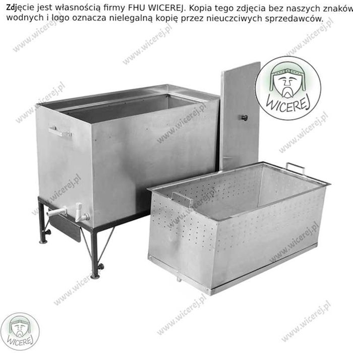 Duża topiarka parowa na 20/28 ramek Warszawskie Poszerzane i Zwykłe