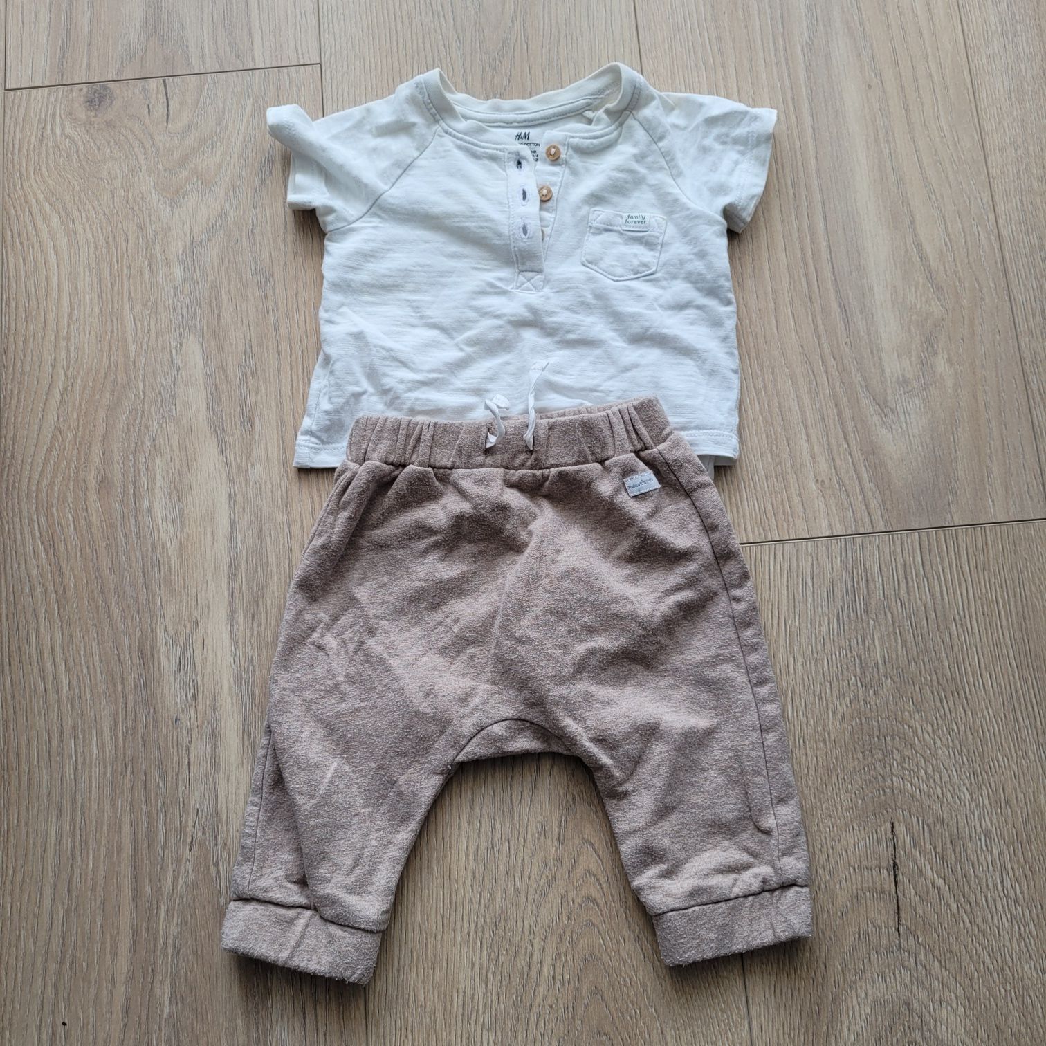 Zestaw body + spodenki H&M r. 56