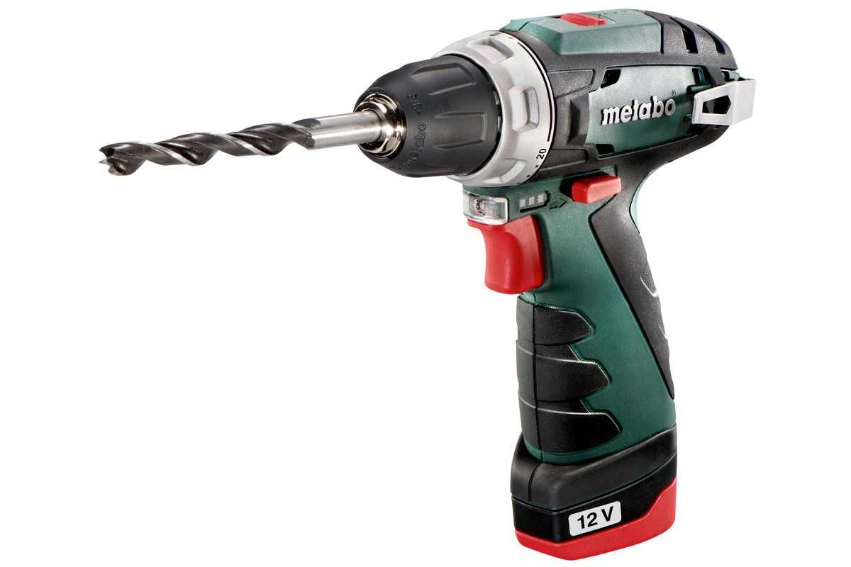 Аккумуляторный шуруповерт Metabo PowerMaxx BS/Кейс/2акб+быстрая заряд