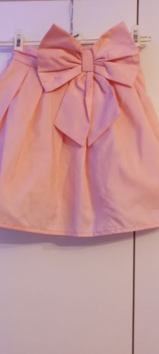 Spódniczka wizytowa łososiowa 116