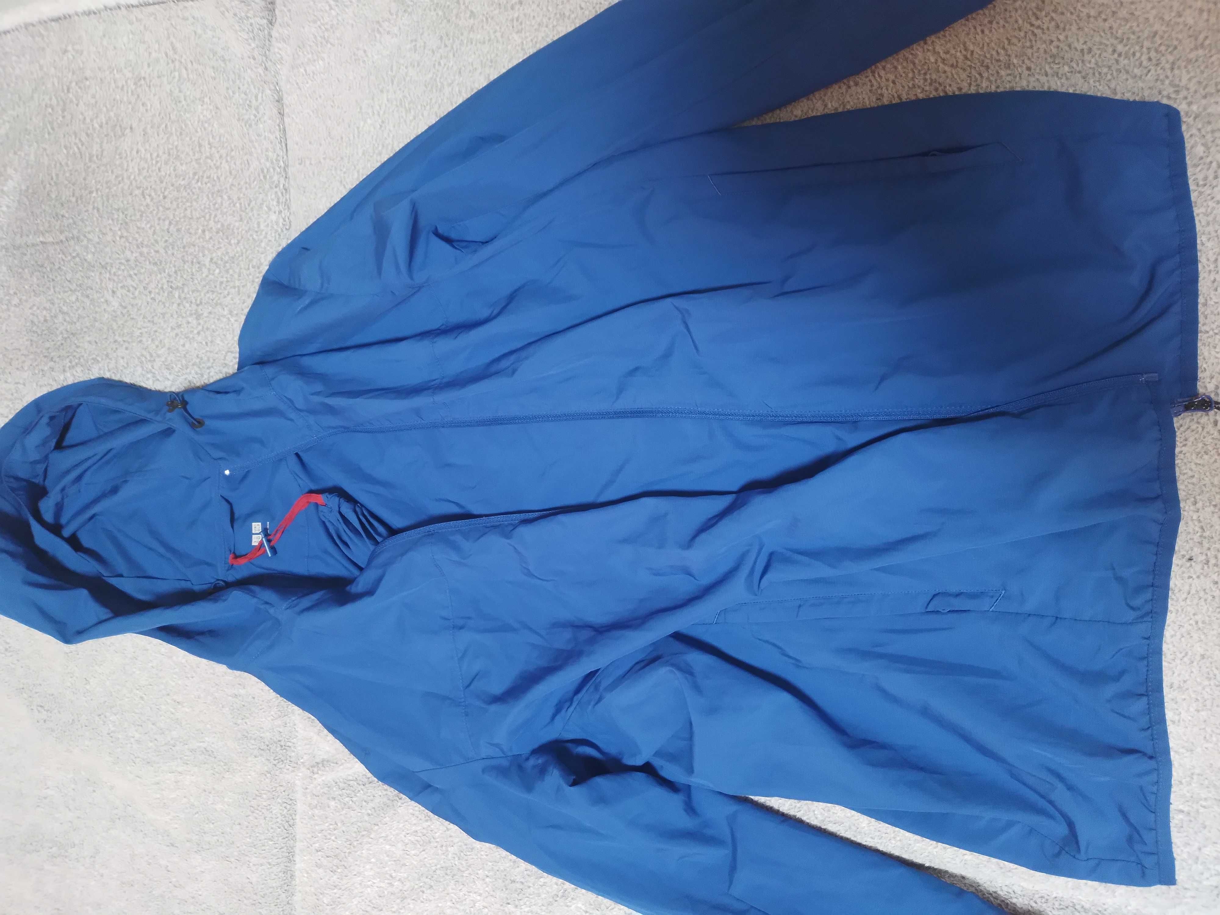 2 синие куртки ветровки uniqlo