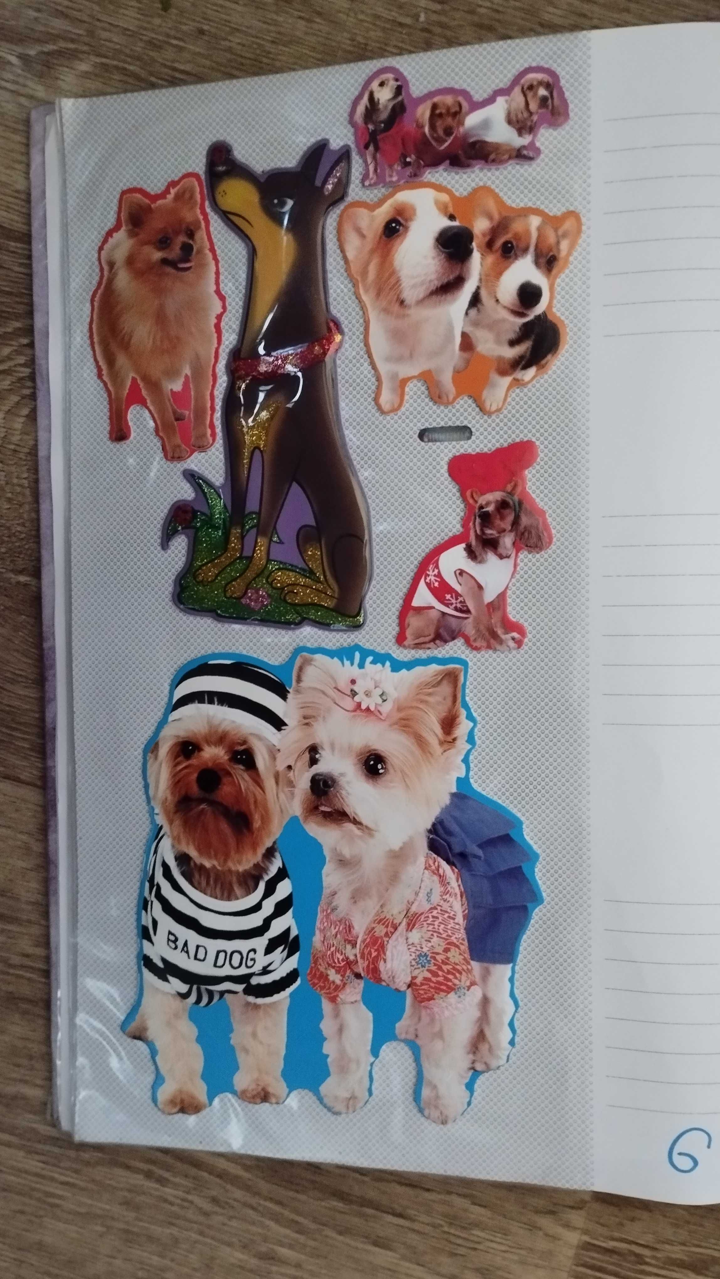 Наліпки стікери фотоалбом серце love дід мороз кішечки собаки наклейки