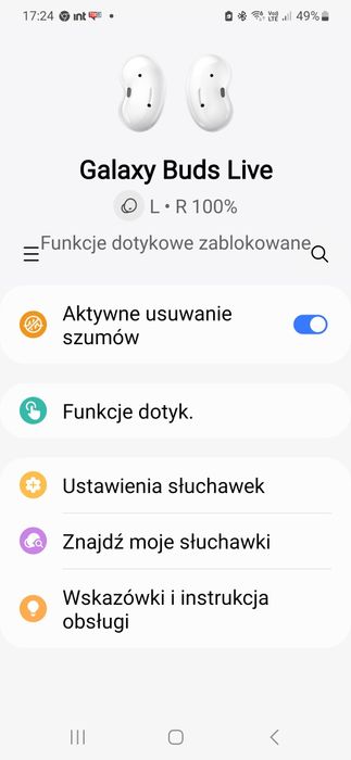 Samsung galaxy Buds live białe