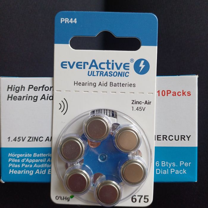 Baterie everactive ultrasonic 675 60 sztuk