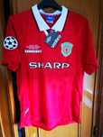 Camisola Manchester United 98/99 Beckham 7 Tamanho XL