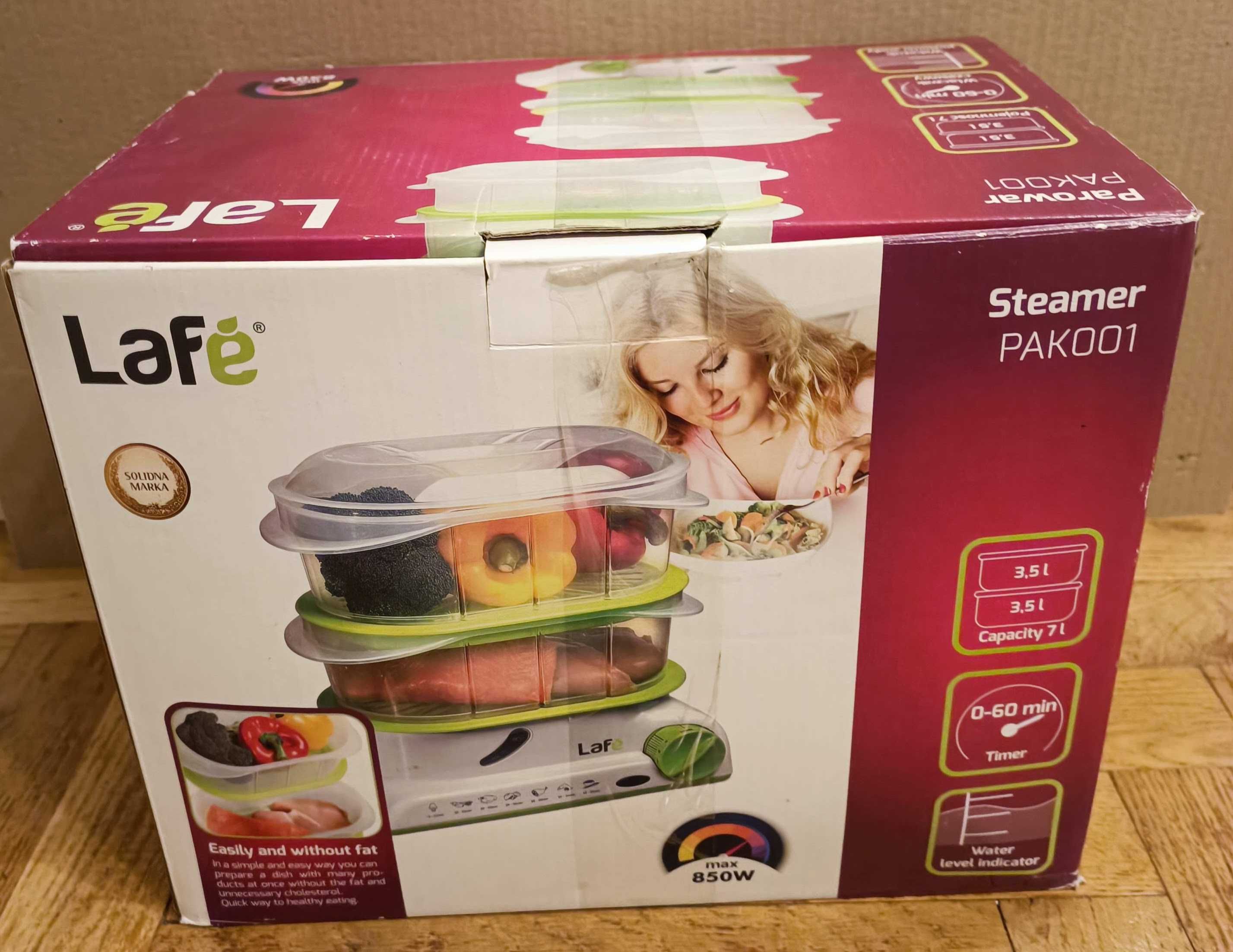 Parowar Lafe PAK001 2x3,5l 850W