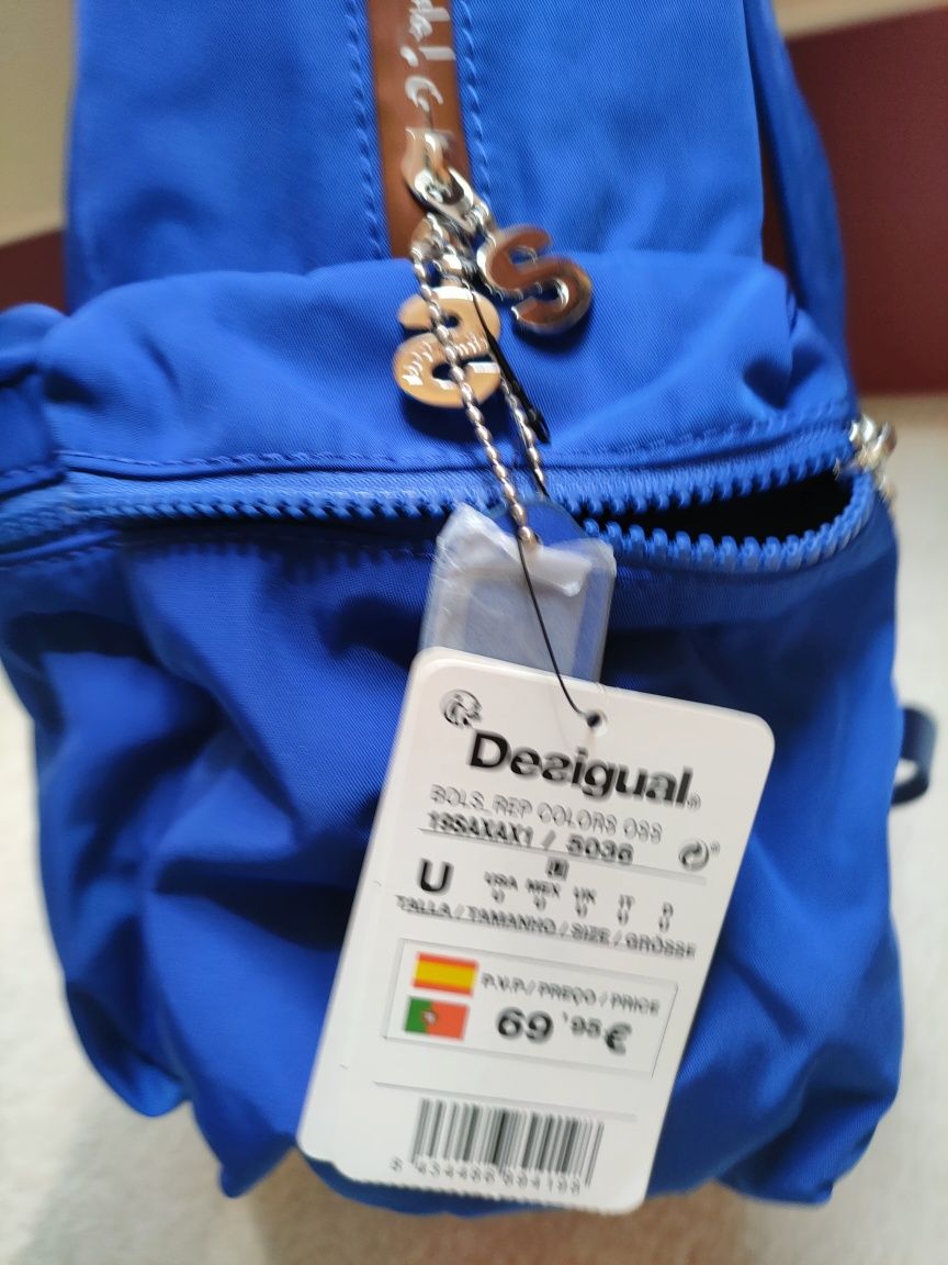 Plecak Desigual kolor niebieski unisex, nowy z metką idealny