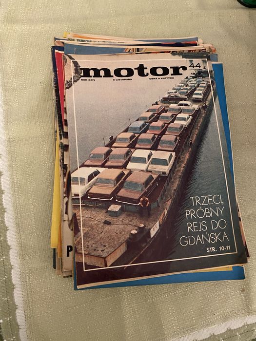 Motor ilustrowany magazyn motoryzacyjny PRL gazeta moto motor 1975