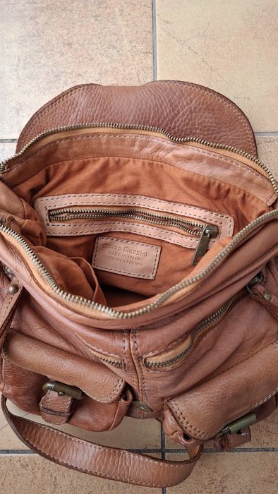 Torba skóra listonoszka włoska