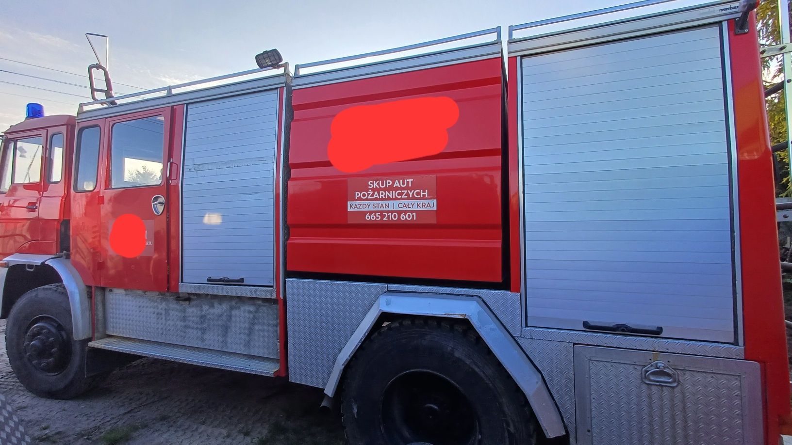 Ginaf F160 strażacki 4x4 automat GCBA pożarniczy 6 osób zadbany