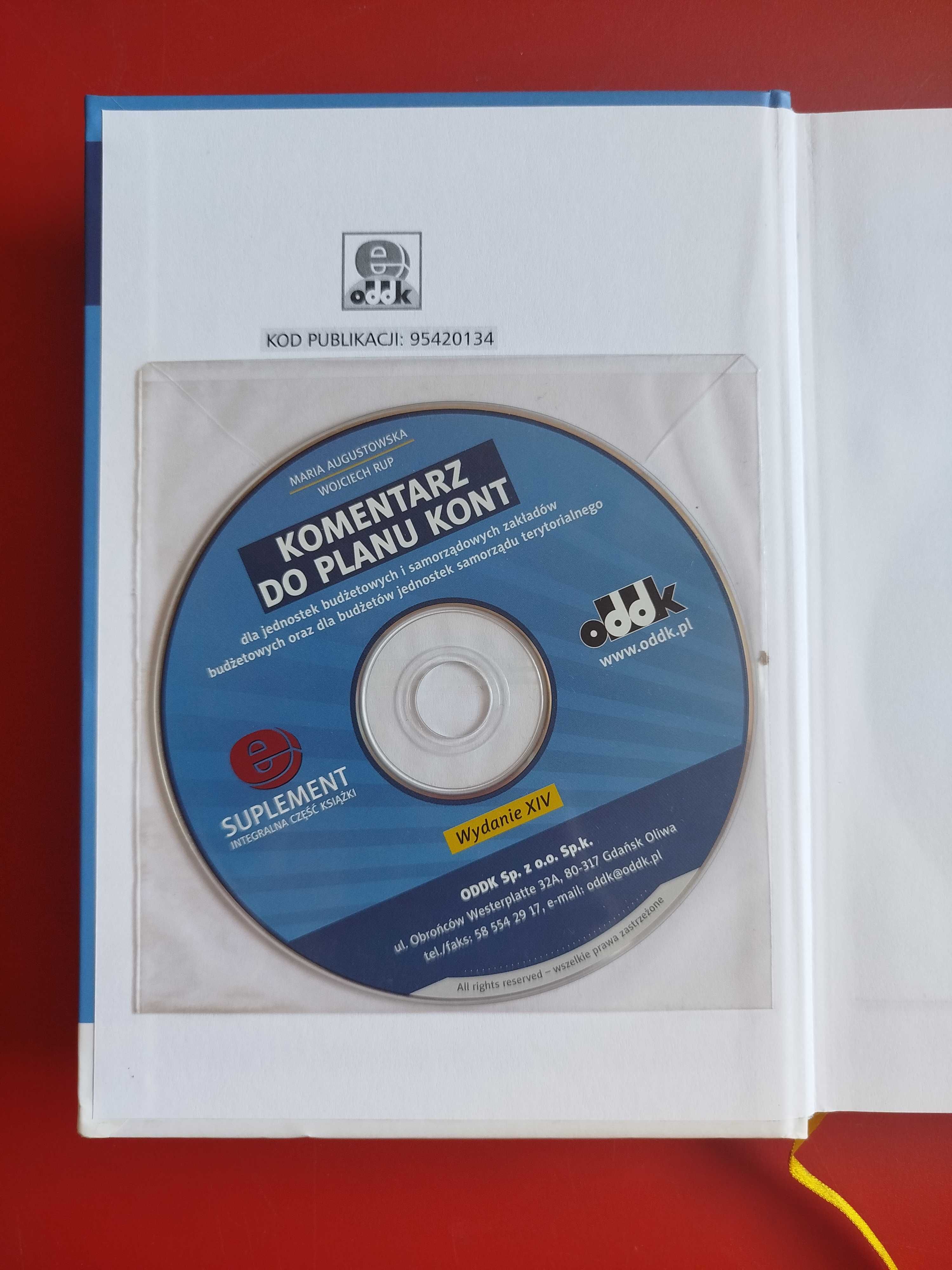 Komentarz do planu kont, Maria Augustowska, Wojciech Rup, wyd. XIV