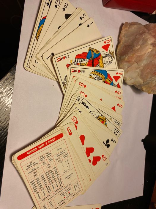 Baralho de cartas vintage