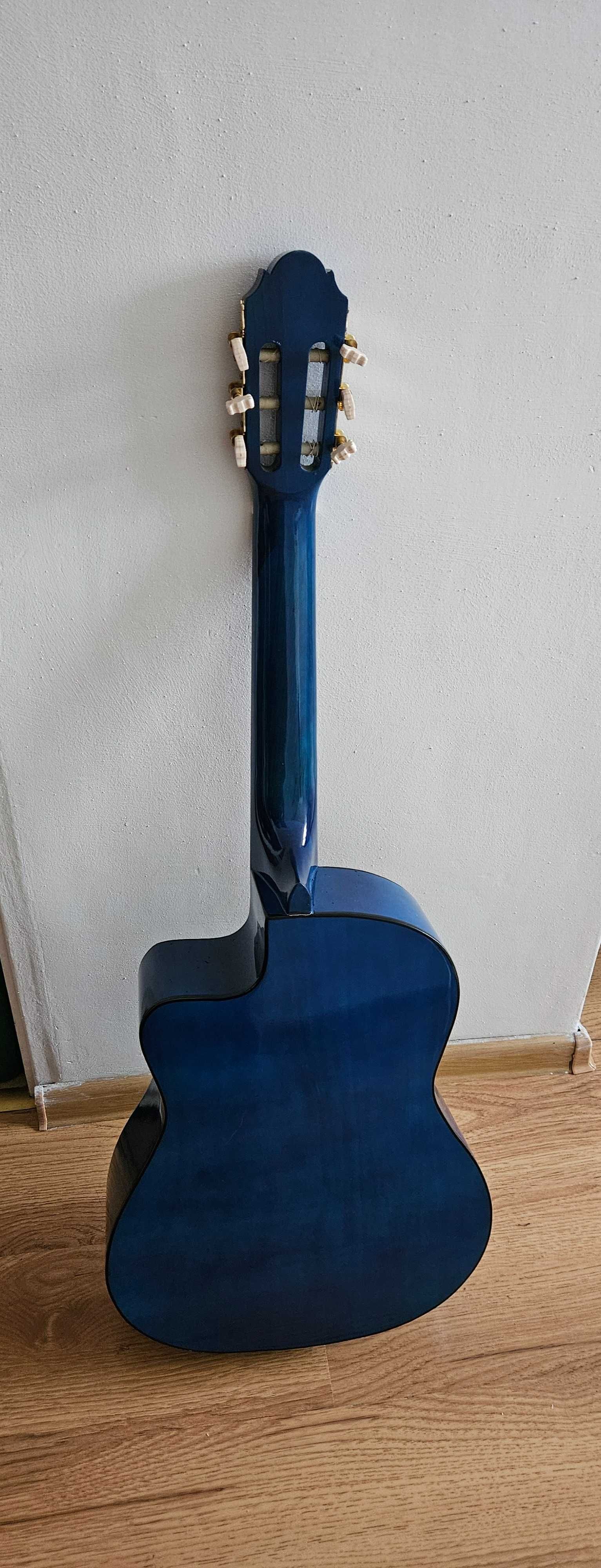 Gitara duża z pokrowcem